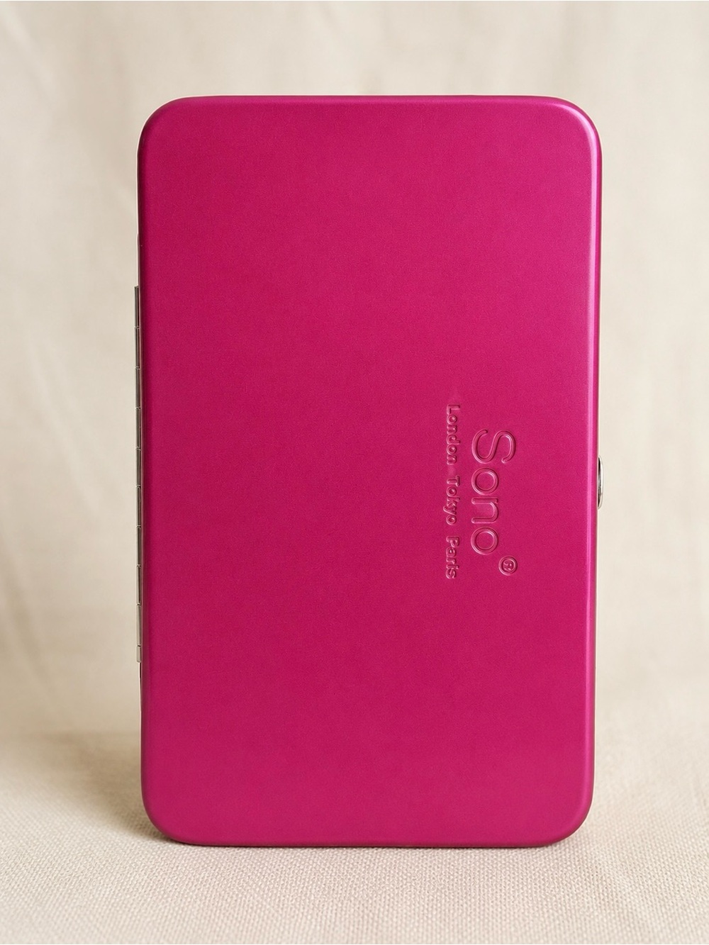 Sono Glossy Magenta Hard Case Wallet Clutch